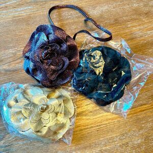 Italian Leather Flower Belt